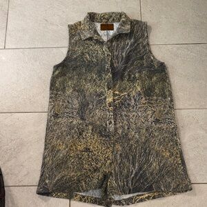 TRIBE KELLEY Waffle Mossy Oak Romper
